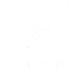 Klamaste Logo bianco